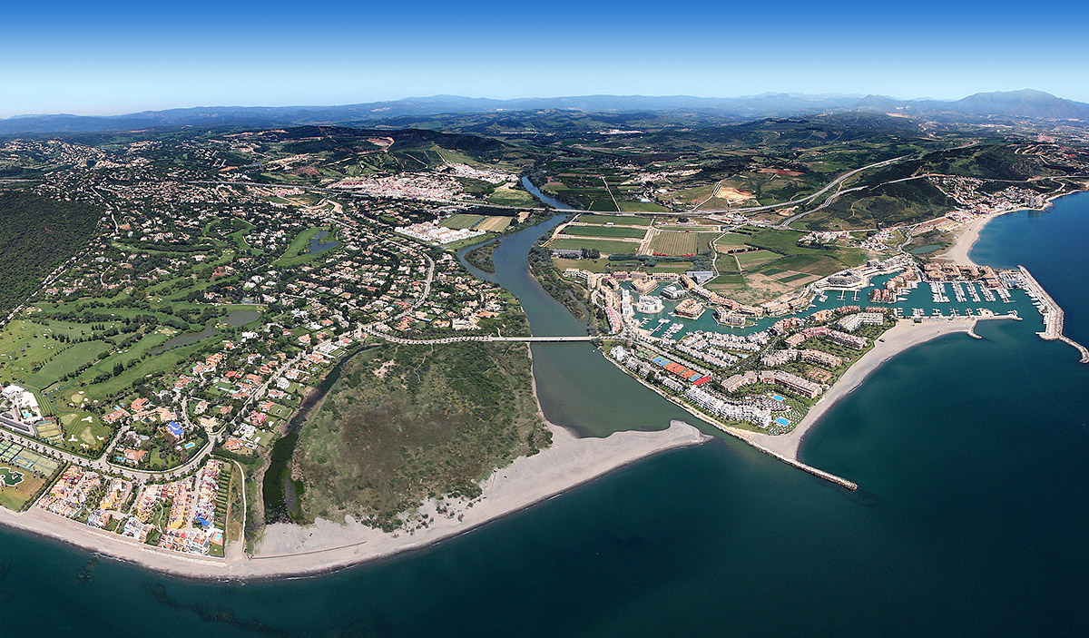 Aerial view Sotogrande, Cádiz